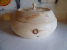 Zirbenbrottopf Großer Brottopf aus Zirbenholz mit Deckel Zirbe