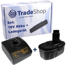 AKKU 18V 3000mAh + LADEGERÄT für Black & Decker Dewalt ELU Würth