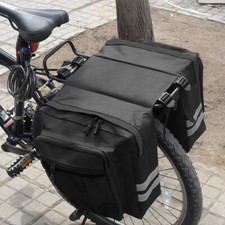 Doppel Fahrradtasche Gepäckträgertasche Satteltasche Wasserdicht Seitentasche