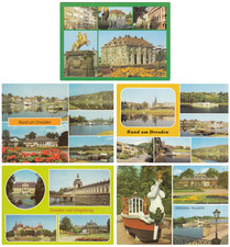 5 DDR Ansichtskarten /