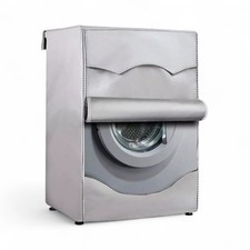 Waschmaschinenabdeckung Silber – 60×60×85 cm – Wasserdicht & Reißfest #R6-2