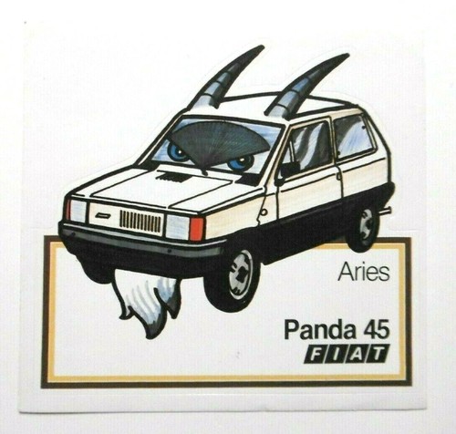 Werbe aufkleber fiat panda - werbe-aufkleber,