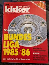 Unikat. Kicker. Sportmagazin. Sonderheft. 1985. Komplett. DFB Poster. 
