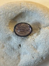 Vintage Silber Brosche mit Amethyst