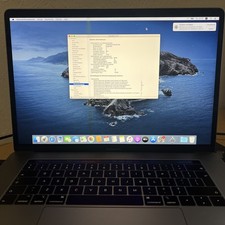 Apple MacBook Pro 15 Zoll (256GB SSD, Intel Core i7 8. Gen, 4,10GHz, 16GB, Touch