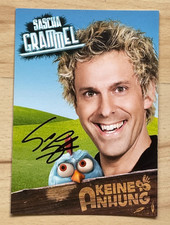 Sascha Grammel original signierte Autogrammkarte Ak Bauchredner Keine Ahnung rar