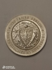 20 Mark Münze DDR 750 Jahre Berlin Stadtsiegel 1987 Silber 