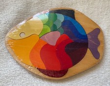 Grimm's Legespiel Fisch, mini, retired, GRIMM Holzspielzeug