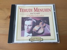 YEHUDI MENUHIN "Mozart: 3 Violin Concertos " rec. 1932-1943, Paris, Liverpool
