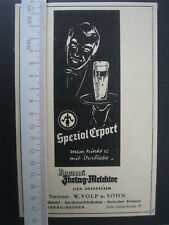 Brauerei Ihring-Melchior LICH OBERHESSEN Bier Anzeige Annonce Werbung Reklame