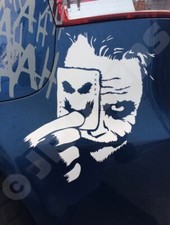 JOKER FACE AUFKLEBER DECALS
