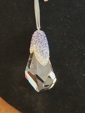 Original Swarovski Collier 1133675 Doppelkette mit großem Anhänger, Nera Rarität