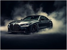 Poster - Bmw M4 - Auto Sportwagen Kunstdruck Wandbild P204N