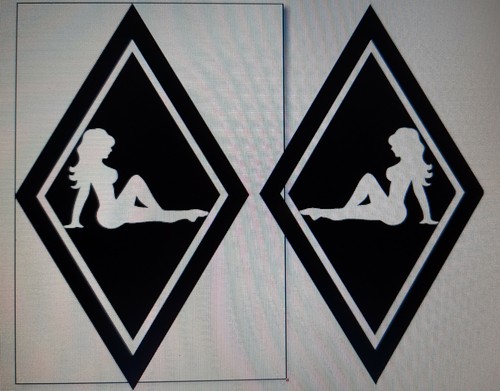 Dekor aufkleber rauten sexy - aufkleber,