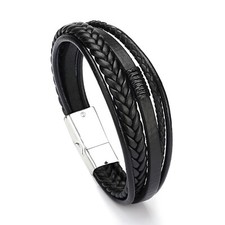 Herren leder armband schmuck - leder,