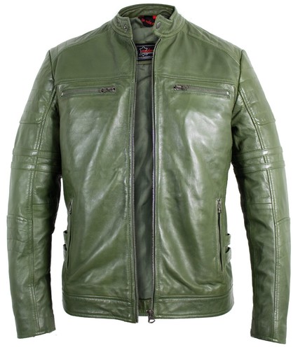 Herren freizeit lederjacke - herren,