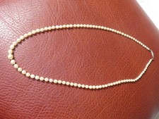 Perlenkette Perlencollier Collier Perlen Kette Verlauf 835 Silber