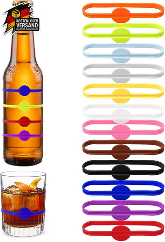 Bunte silikon glasmarkierer - silikon,
