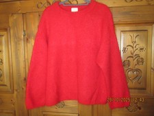 H M Pullover Gr.L m.Mohair Rot NEU !!!