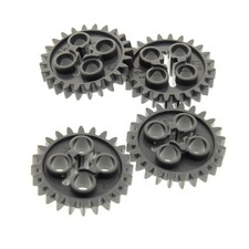 4x Lego Technic Zahnrad Z24 neu-dunkel grau 24 Zähne Rad 4514558 24505 3648