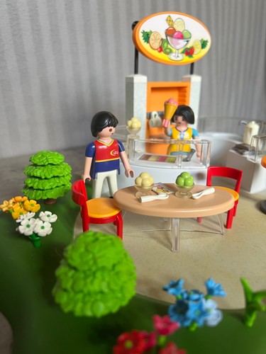 Playmobil eisdiele mit viel - eisdiele,