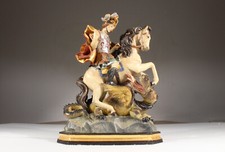 Holzfigur sankt georg - holzfigur,