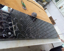 Schwarz Achat Esstisch