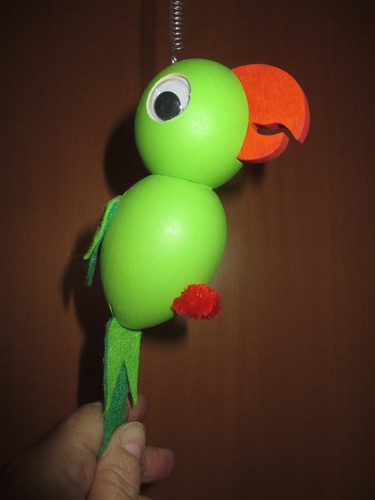 Lustiger papagei holzfigur - lustiger, papagei,