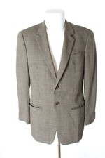 ARMANI COLLEZIONI Sakko Wolle Herren Gr. 50 in Braun  