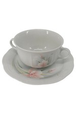 WINTERLING Suppentasse Porzellan Weiß Blumen Klassisch Vintage Elegant