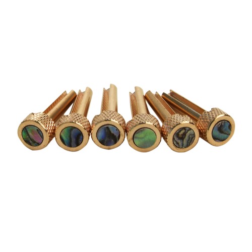 6er pack messing bridge pins - pack,