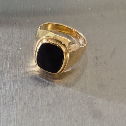 18k goldring herrenring 750er - herrenring,