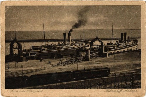 Cpa sassnitz fahrschiff - cpa,