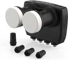 DUR-line 6° Monoblock Quad LNB - Astra 19,2°E + Hotbird 13°E - Full HD, 4K, 8K