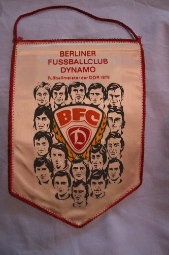 Fußball wimpel ddr vom - ol,