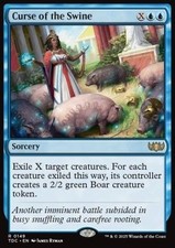 Magic mtg curse the - curse, swine