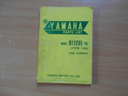 Parts list catalog catalogue