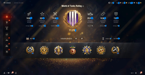Wot account tierx 5 5k - tierx, 5,5k+