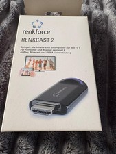 Renkforce renkCast 2 HDMI Streaming Stick AirPlay, Miracast, DLNA, externe An...