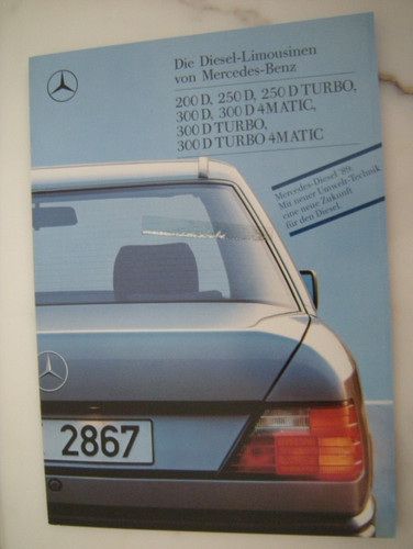 Prospekt mercedes benz w124 - prospekt, mercedes-benz