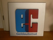 Werbetafel,Hinweistafel,Hinweisschild,Anzeigentafel,EC,Geldautomat,gebraucht