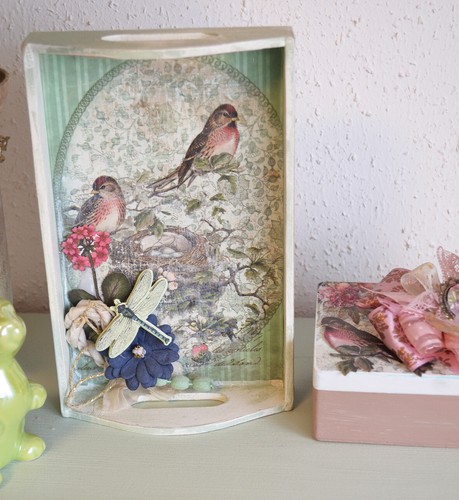 Ostern tablett klein shabby - klein,