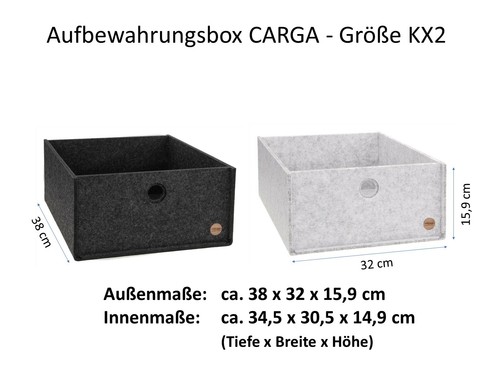 Aufbewahrungsbox carga filz - carga,