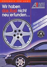 AUDI Tuning AVANGARDE Felgen A3 A4 B4 C5 D2 A8 Prospekt Brochure Sheet O