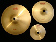 PAISTE Accent Set in 4" 6"  8" Set of 3 Effect 3000 2002 602 Sound Creation