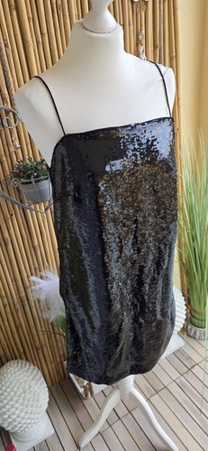 Pailletten kleid - h&m,