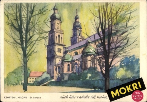 Reklame mokri kempten im - ak,