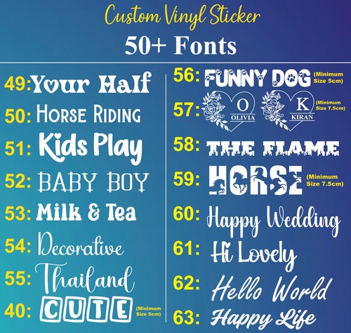 Personalisierte name vinyl - personalisierte,