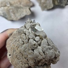 Herkimer Diamant auf Matrix -