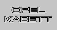 OPEL KADETT • Aufkleber • Typenschild • Sticker • Folienschriftzug • Outline o20